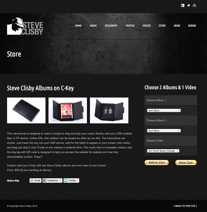 Steve Clisby Store